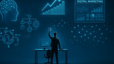 Reunión de emprendedores trabajando en un ambiente creativo y colaborativo.