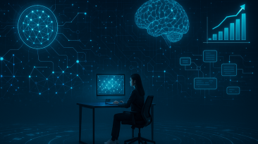 Emprendedor trabajando con herramientas digitales para marketing multinivel.