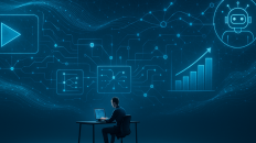 Persona creando contenido en YouTube para negocios por internet