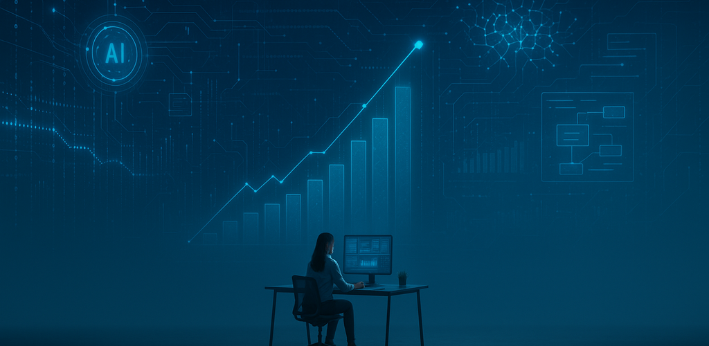 Gráfico que representa el crecimiento y éxito en el marketing multinivel Ismerely.