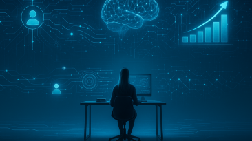 Imagen representativa de un negocio multinivel utilizando tecnología y trabajo en equipo.