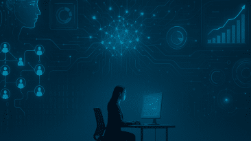 Emprendedor trabajando en multinivel con análisis de ingresos recurrentes