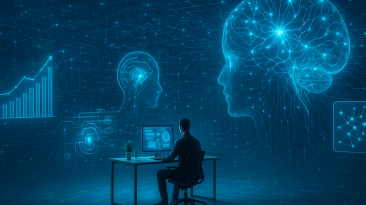 Emprendedor utilizando herramientas digitales para cerrar prospectos en multinivel.